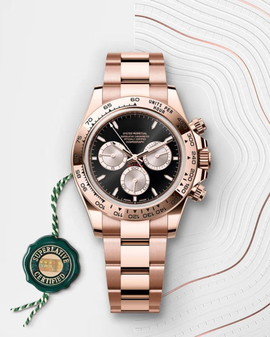 VK63 movement watches luxury men's watches rose gold watches